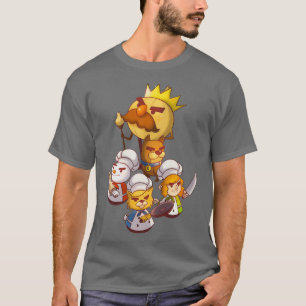 Camiseta Chica de Chico de Regalo Fundido y Sobrecocinado