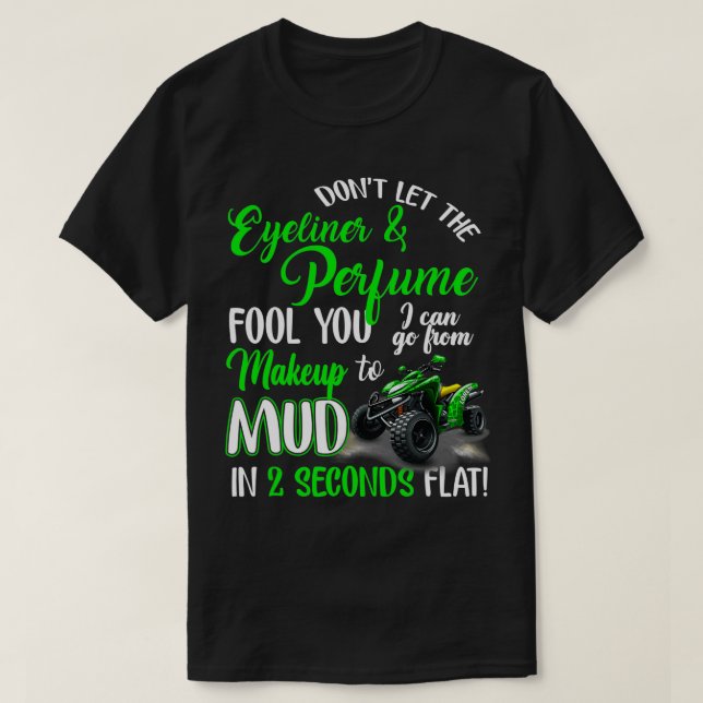Camiseta CHICA de ciclismo de cuatro ruedas ATV para todos  (Diseño del anverso)