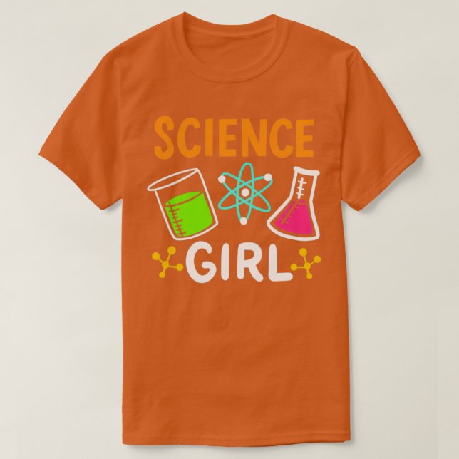Camiseta Chica de Ciencia Futuros Químicos Biólogo Profesor (Diseño del anverso)