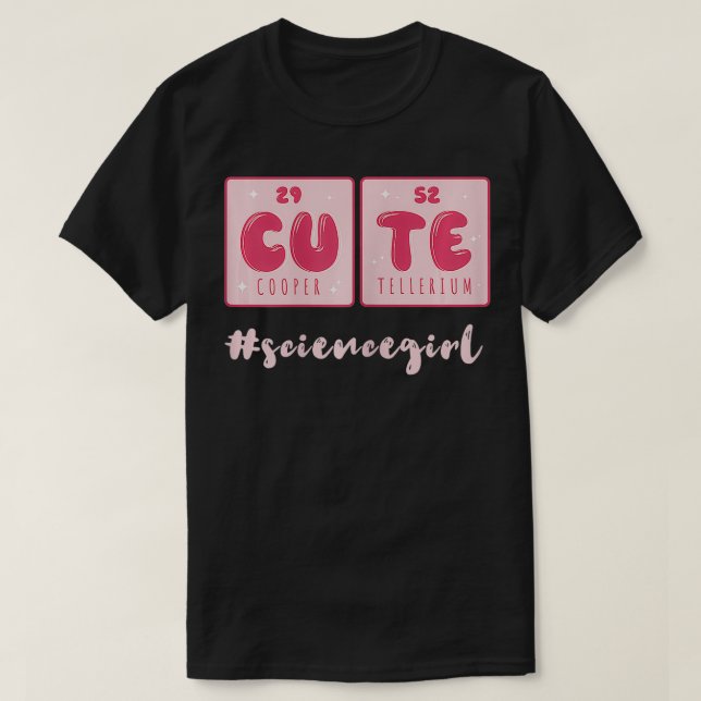 Camiseta Chica De Ciencia Tabla De Elementos Profesor De Ci (Diseño del anverso)