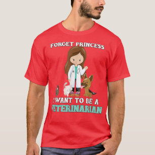 Camiseta Chica De Ciencias De La Vet Olvide A La Princesa Q