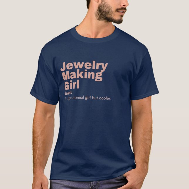 Camiseta Chica de cine - Joyería (Anverso)