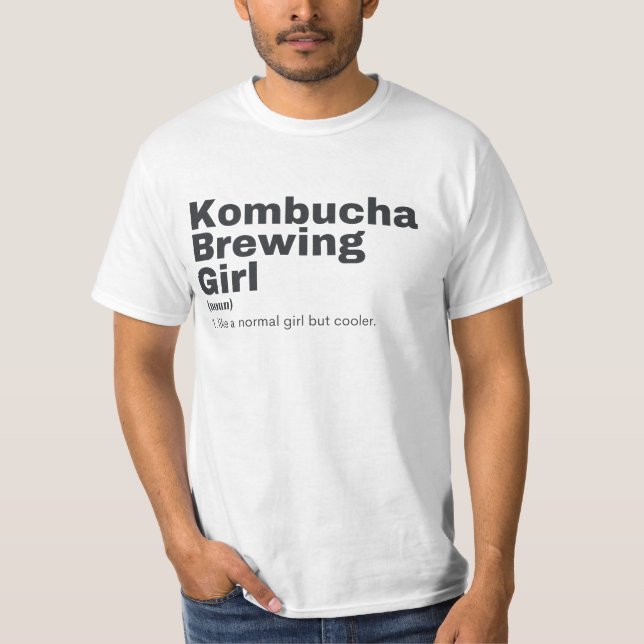 Camiseta Chica de cine - Kombucha Brewing (Anverso)