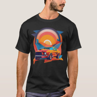 Camiseta Chica de coche deportivo familia