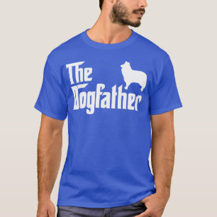 Camiseta Chica de Collie Dogfather Dog Dad
