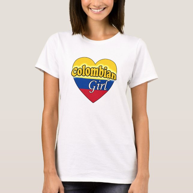 Camiseta Chica de Colombia (Anverso)