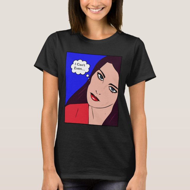 Camiseta Chica de Cómics #14 (Anverso)