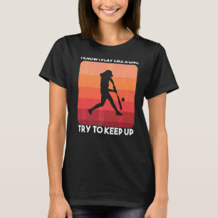 Camiseta Chica de conversación de softbol 6