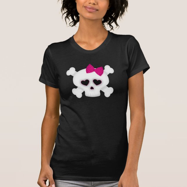 Camiseta chica de cráneo (Anverso)