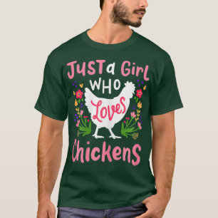 Camiseta Chica de crianza de pollo Hen Amo dulce regalo