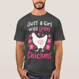 Camiseta Chica de crianza de pollo Hen Amo dulce regalo