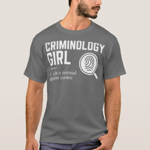 Camiseta Chica de criminología 2