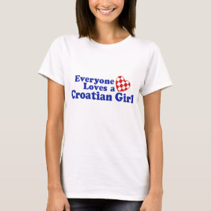 Camiseta Chica de Croacia