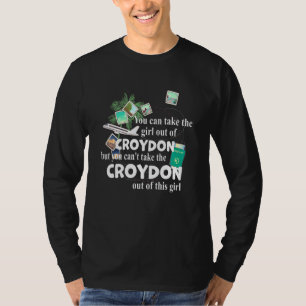 Camiseta Chica De Croydon Patriótica Orgullosa Chica De Cro
