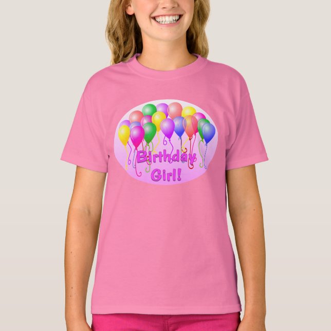 Camiseta Chica de cumpleaños (Anverso)