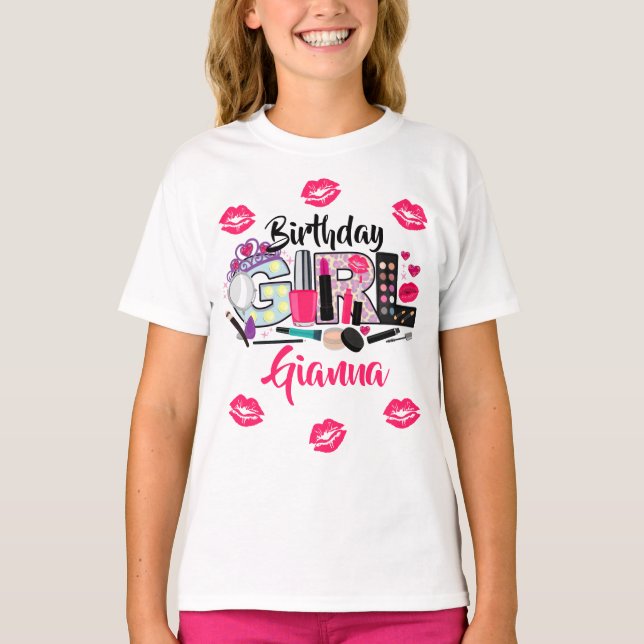 Camiseta Chica de cumpleaños | (Anverso)