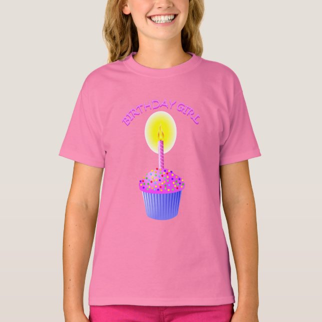 Camiseta Chica de cumpleaños (Anverso)