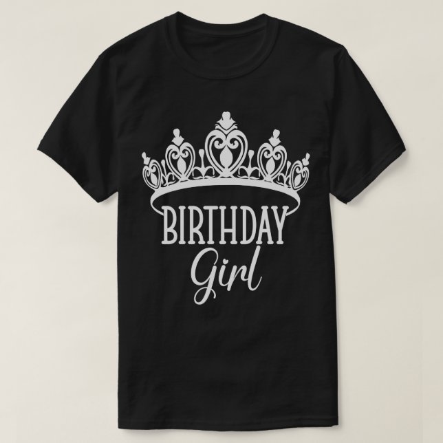 Camiseta Chica de cumpleaños (Diseño del anverso)