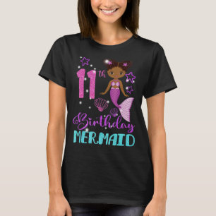 Camiseta chica de cumpleaños 11 años sirvienta de cumpleaño