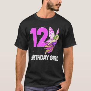 Camiseta Chica de cumpleaños 12 mujeres Tees de amor de had