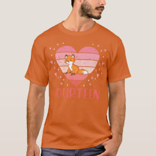 Camiseta Chica de cumpleaños 14º cumpleaños a las mujeres d