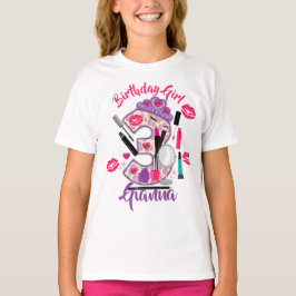 Camiseta Chica de cumpleaños 3 3 | Spa maquillaje |