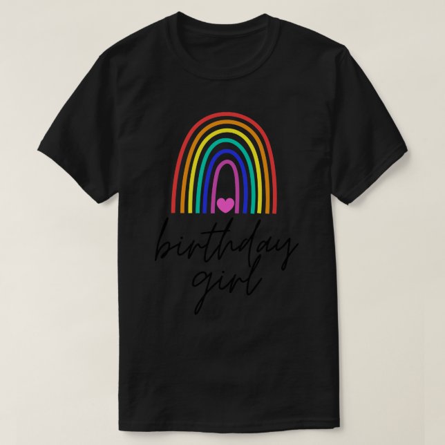 Camiseta Chica de cumpleaños 8 (Diseño del anverso)