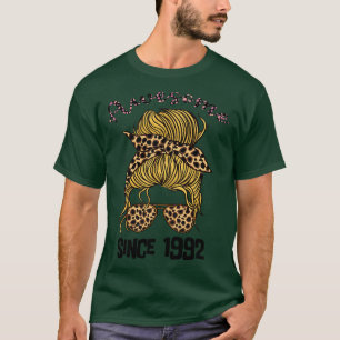 Camiseta Chica de cumpleaños 92 para un trasero desordenado