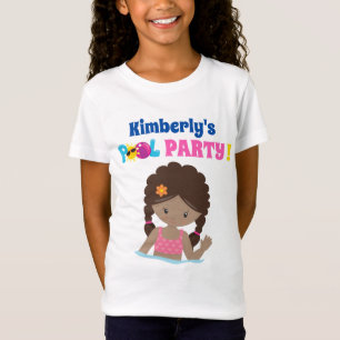 Camiseta Chica de cumpleaños afroamericano Fiesta de la pis