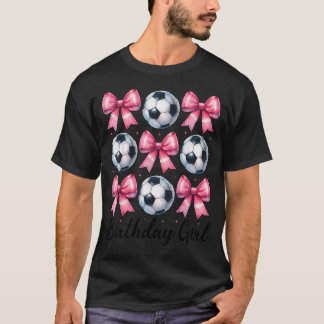 Camiseta Chica de Cumpleaños Chica de Fútbol Mamá de Fútbol
