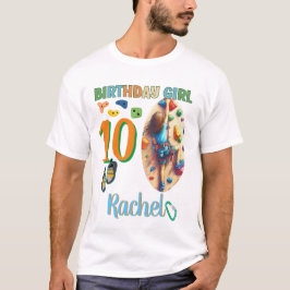 Camiseta Chica de cumpleaños con escalada en rock listo par