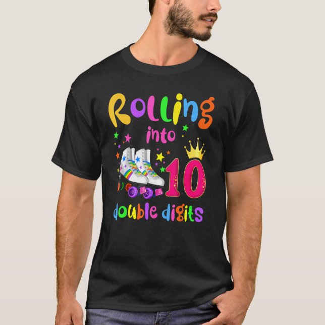 Camiseta chica de cumpleaños de 10 años llegó a décima duda (Anverso)