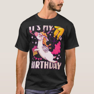Camiseta Chica de cumpleaños de 11 años, Unicorn, Pop it, 1