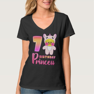 Camiseta Chica De Cumpleaños De 7 Años Lalafanfan En Kig De