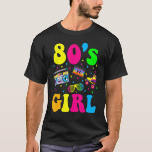 Camiseta chica de cumpleaños de 800, mujer vestida como ret