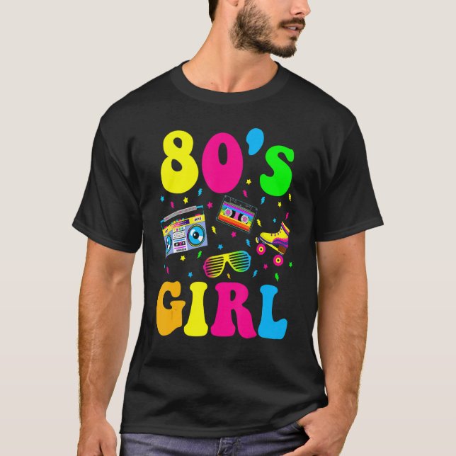 Camiseta chica de cumpleaños de 800, mujer vestida como ret (Anverso)