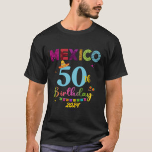 Camiseta Chica De Cumpleaños De Cancún 30.º 50 Fiesta Méxic