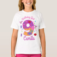 Chica de cumpleaños de Candyland Nueve lollipop