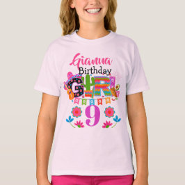 Camiseta Chica de cumpleaños de Fiesta | Fiesta de México