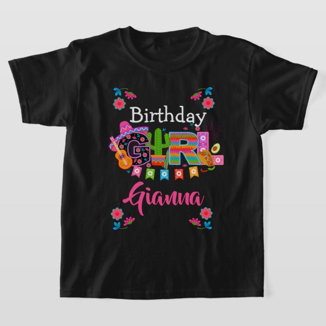 Camiseta Chica de cumpleaños de Fiesta | Fiesta de México | (Distribución)