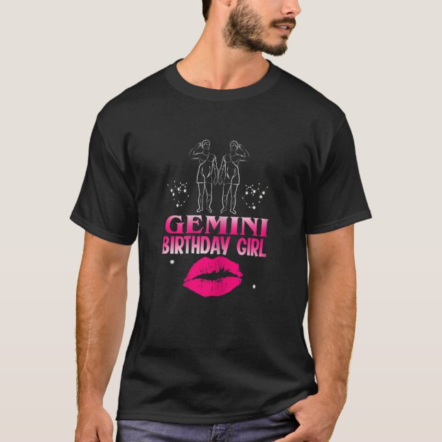 Camiseta Chica DE CUMPLEAÑOS DE GEMINI 1 (Anverso)