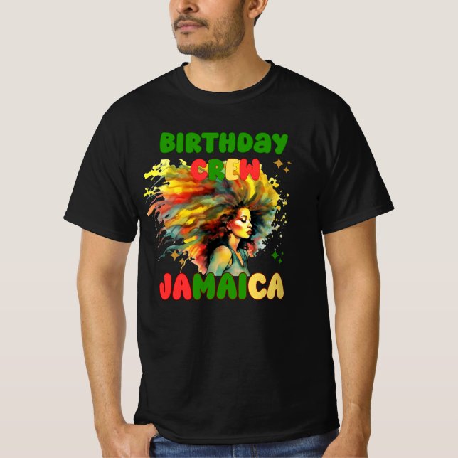 Camiseta Chica de cumpleaños de Jamaica Grupo de viajes de  (Anverso)