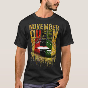 Camiseta Chica De Cumpleaños De Las Mujeres De Oro Y De Los
