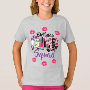 Camiseta Chica de cumpleaños de maquillaje de Spa