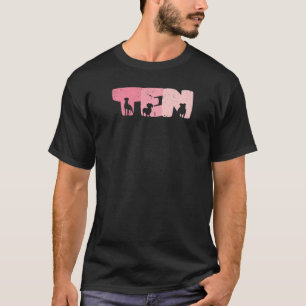 Camiseta chica de cumpleaños de perro de 10 años de edad 10