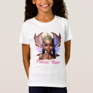 Camiseta Chica de cumpleaños de princesa de hadas DIY