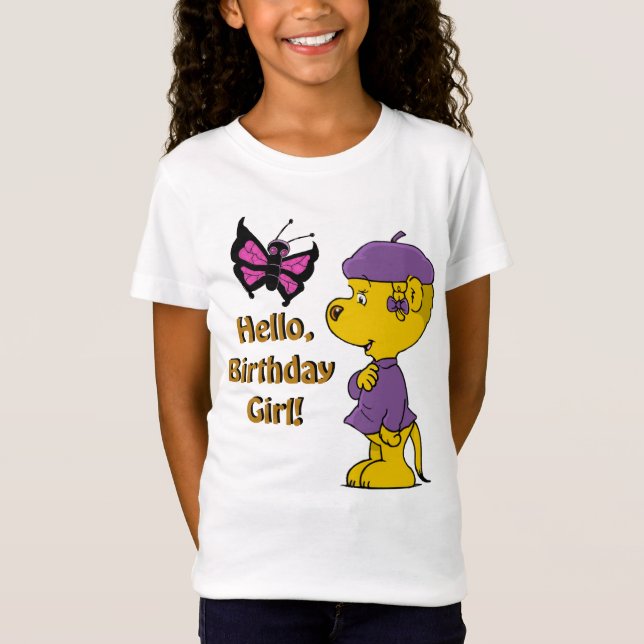 Camiseta Chica de cumpleaños de Sahsha (Anverso)