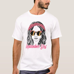 Camiseta Chica De Cumpleaños De Septiembre, Mujeres Nacidas