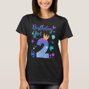 Camiseta Chica de cumpleaños de sirvienta de 2 años es mi s