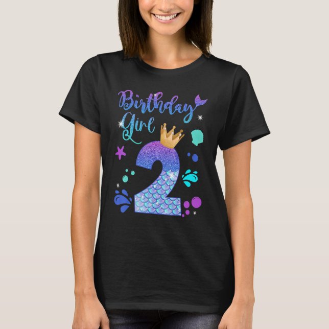 Camiseta Chica de cumpleaños de sirvienta de 2 años es mi s (Anverso)